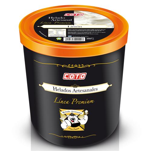 Helado Coto Limon Al Agua Pot 500 Grm
