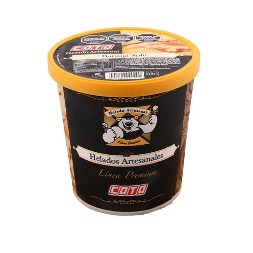 Helado Coto Banana Split Pot 500 Grm