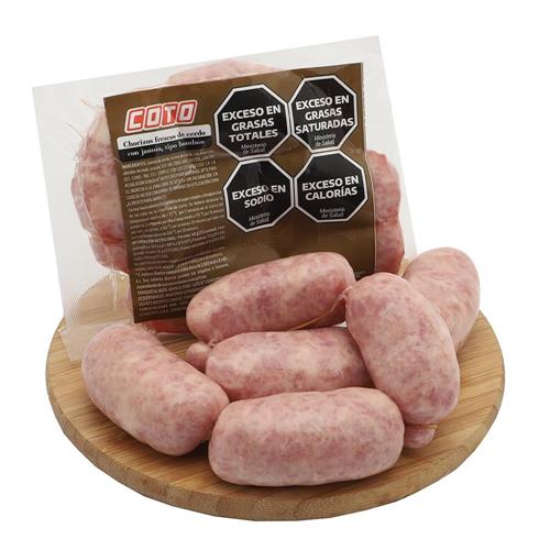 Chorizo De Cerdo Con Jamón Tipo Bombon Puro Cerdo X Kg (Peso Mínimo De La Unidad 380gr)