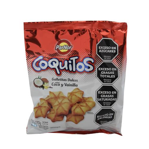 Galletitas Dulces Coquitos Par-Nor 170 Grm