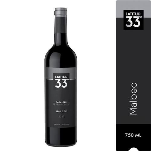 Vino Latitud 33 Malbec 750ml