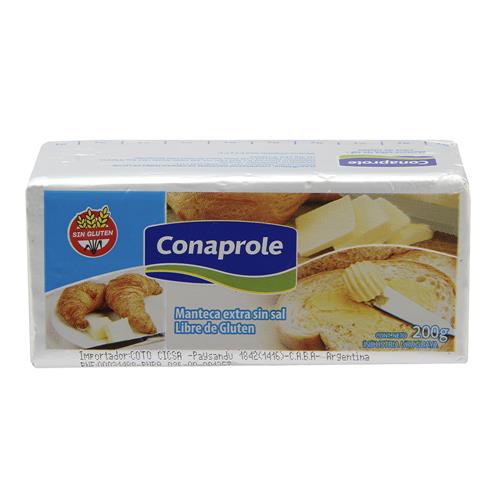 Manteca Sin Sal Conaprole Paq 200 Grm