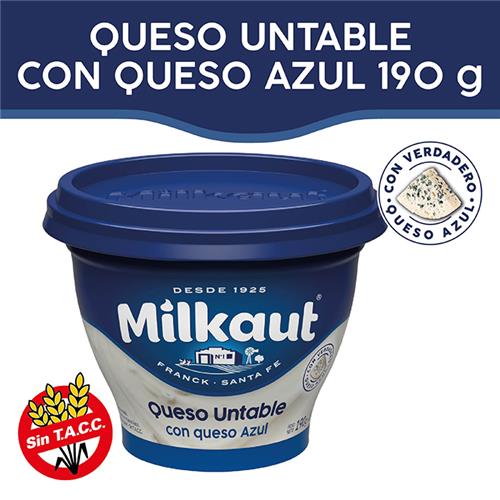 Queso Untable MILKAUT Queso Azul 190 Gr