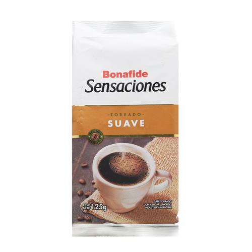 Café Torrado Molido BONAFIDE Suave Paquete 125 Gr