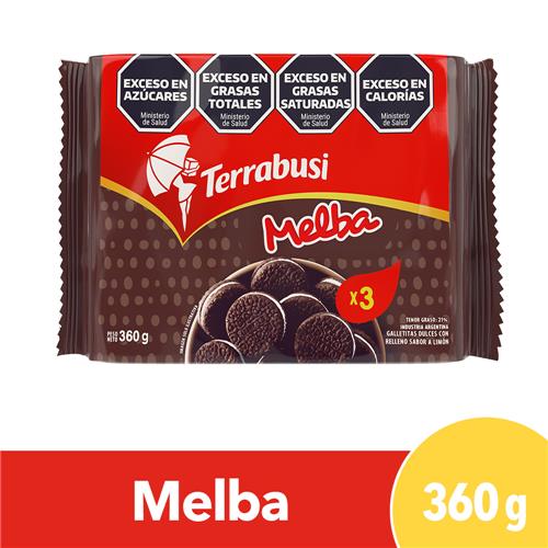 Galletitas Dulces Rellenas MELBA 360g
