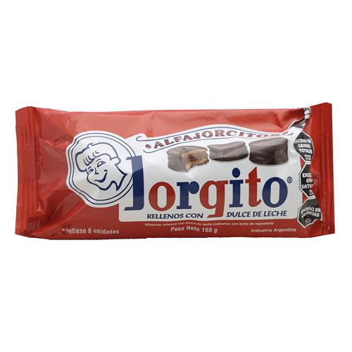 Mini Alfajor Negro 6u JORGITO 155g