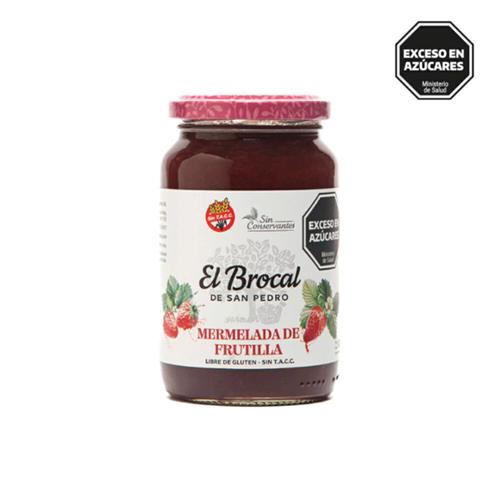 Mermelada Frutillas EL BROCAL Frasco 420 Gr