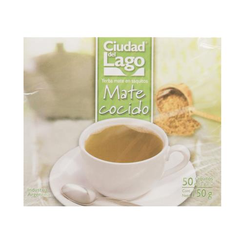 Mate Cocido x50 Saq. CIUDAD DEL LAGO 150g