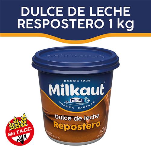 Dulce De Leche MILKAUT Repostero Pote 1 Kg