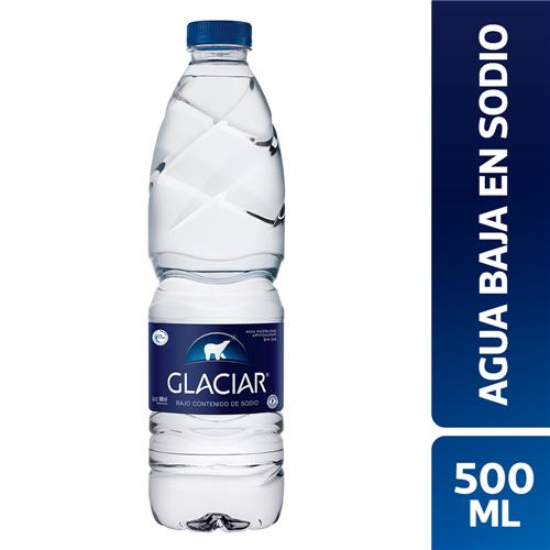 Agua Mineralizada Artificialmente Glaciar 500 Ml
