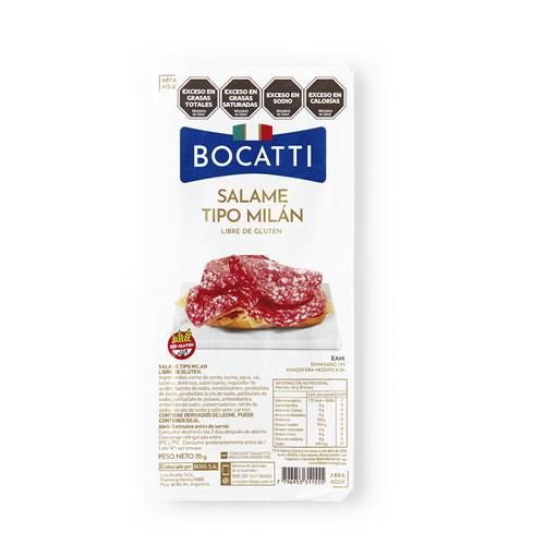 Salame Milan Feteado Bocatti Bli 70 Grm