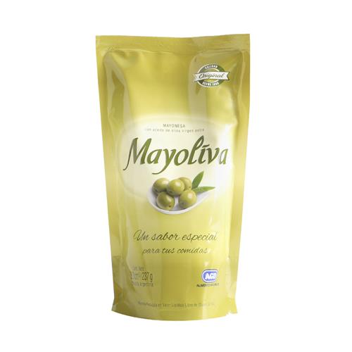 Mayonesa MAYOLIVA Con Oliva Pouch 237 Gr
