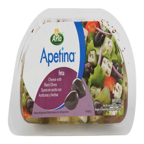 Queso Fetas C/Aceitunas Mediterra Paq 60 Grm
