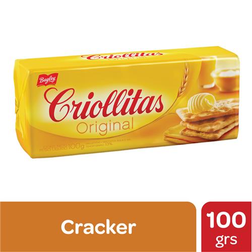Galletitas Crackers De Agua CRIOLLITAS 100g