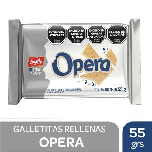 Galletitas Rellenas Opera Paq 55 Grm