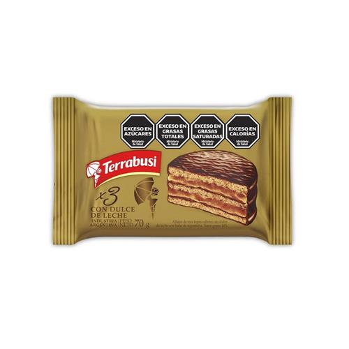 Alfajor TERRABUSI Triple Clásico 70g