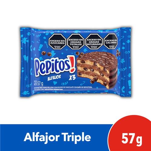 Alfajor PEPITOS Triple 57g