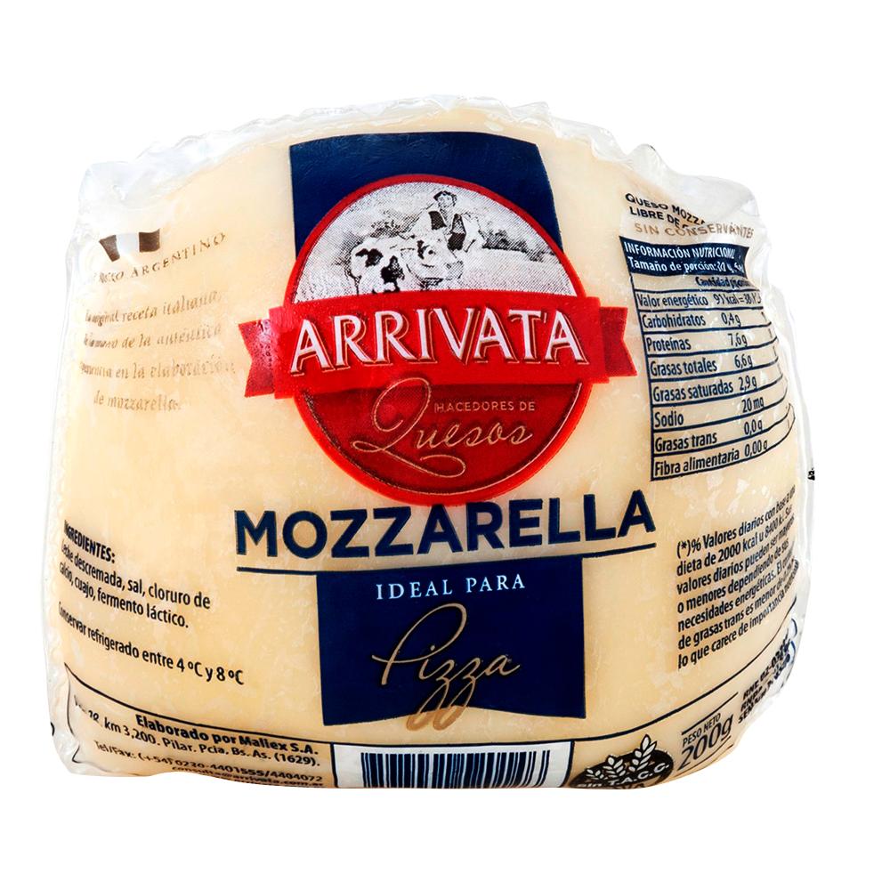 Queso Mozzarella Bocha Granja Arri Paq 200 Grm