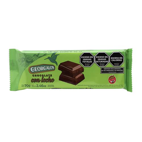 Chocolate GEORGALOS Sin Azúcar 70g