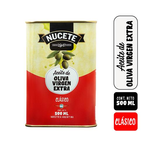 Aceite Oliva Extra Virgen NUCETE Lata 500 Ml