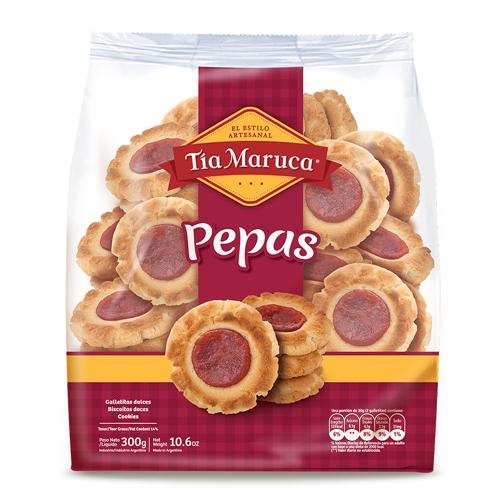 Galletitas Dulces Tía Maruca Pepas 250g
