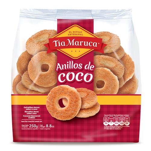 Galletitas Dulces Tía Maruca Anillos De Coco 250g