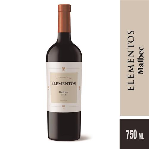 Vino Malbec ELEMENTOS 750cc