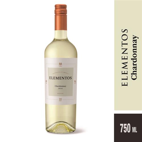 Vino Chardon . Elementos Bot 750 Cmq