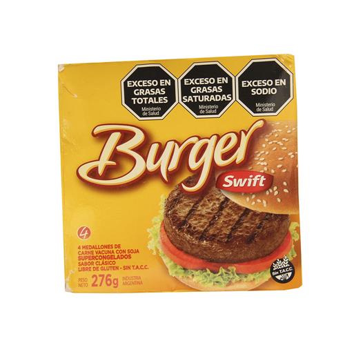 Medallones BURGER SWIFT 4 Uni X 69 Gr