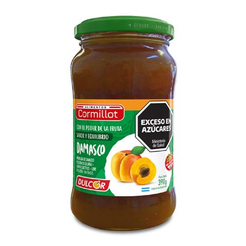 Mermelada Sabor Damasco Cormillot 390g