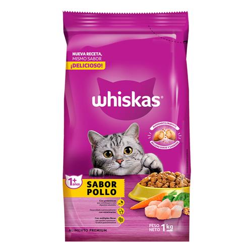 Alimento WHISKAS 1 Kg Pollo Y Leche