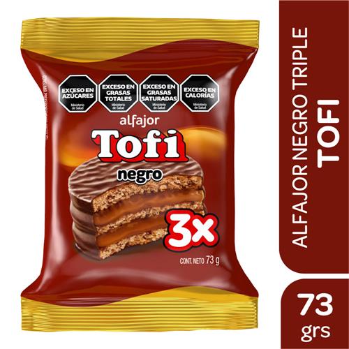 Alfajor De Chocolate Triple TOFI 73g