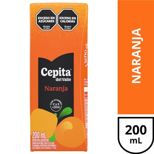 Jugo CEPITA DEL VALLE Naranja 200 Ml