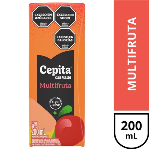 Jugo CEPITA DEL VALLE Multifruta 200 Ml