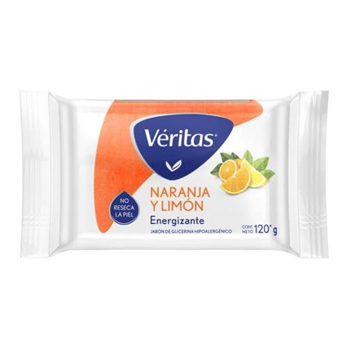Jabon Glicerina VERITAS Explosion Citrica Paq 120 Grm