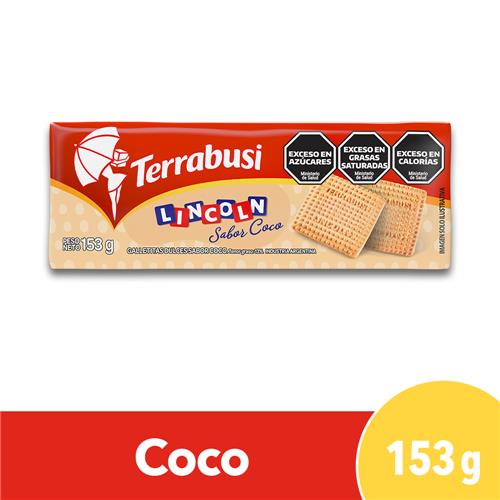 Galletitas Dulces Lincoln Coco TERRABUSI 153g.