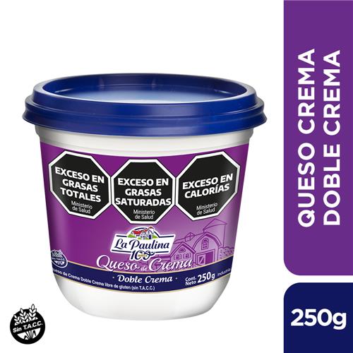 Queso Crema LA PAULINA Doble Crema 250 Gr