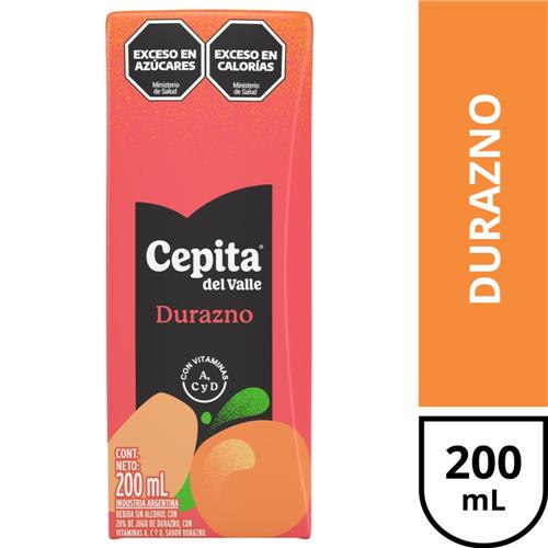 Jugo CEPITA DEL VALLE Durazno 200 Ml