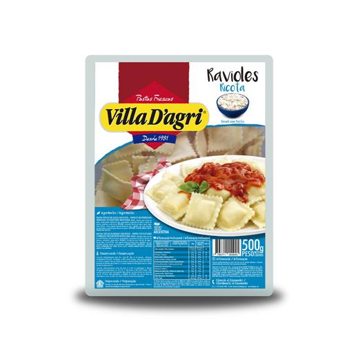 Ravioles Ricota VILLA DAGRI 500g