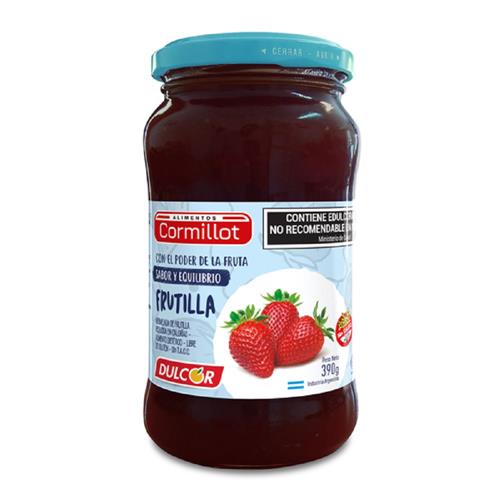 Mermelada Sin Azucar Sabor Frutilla Cormillot 390g