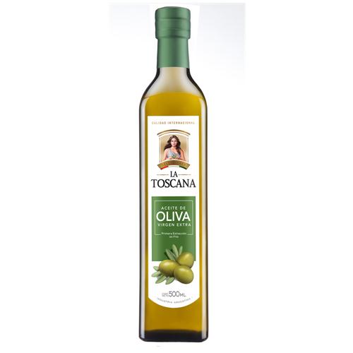 Aceite Oliva Extra Virgen LA TOSCANA Botella 500 Ml