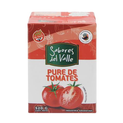 Pure De Tomate Sabores Del Valle 520g