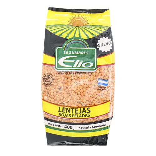 Lentejas ELIO Rojas Bolsa 400 Gr