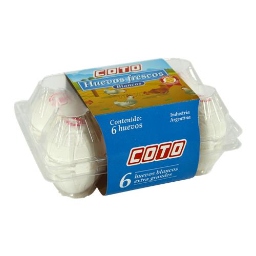 Huevo Blanco . Coto Bli 6 Uni