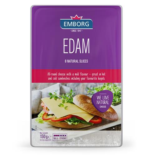 Queso Edam Feteado Emborg Bli 150 Grm