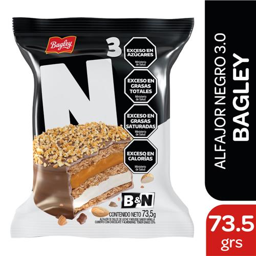 Alfajor De Chocolate BAGLEY 73.5g