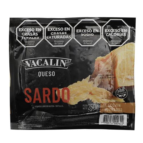 Queso Sardo Vacalin Paq 250 Grm