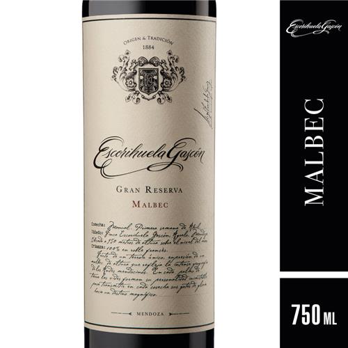 Vino Malbec Gran Reserva Escorihuela Gascon 750 Ml