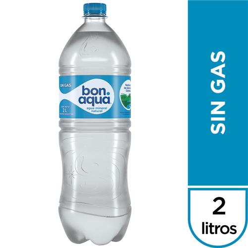 Agua Mineral BONAQUA Sin Gas 2 Lt