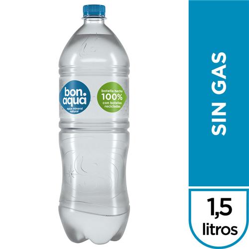 Agua Mineral Bonaqua Sin Gas 1,5 Lt